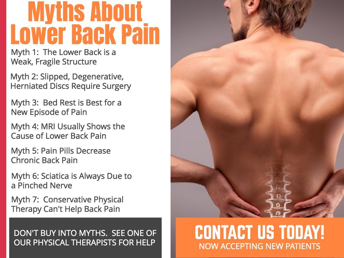 Health Tips, 5 Common Myths About Low Back Pain