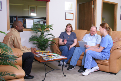 Olu meeting new patients Olu meeting new patients