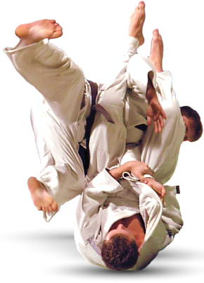Image: Two students sparing during martial arts training in New Jersey