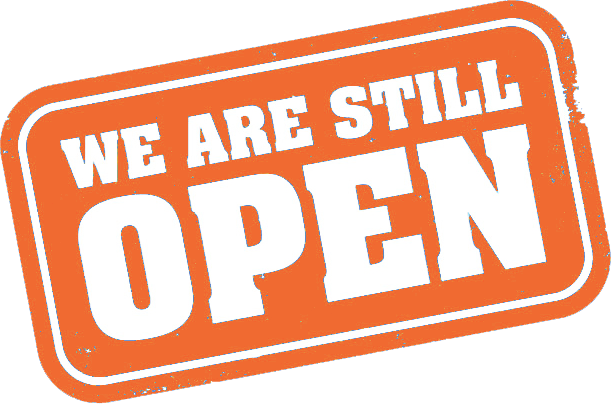 We're Still Open