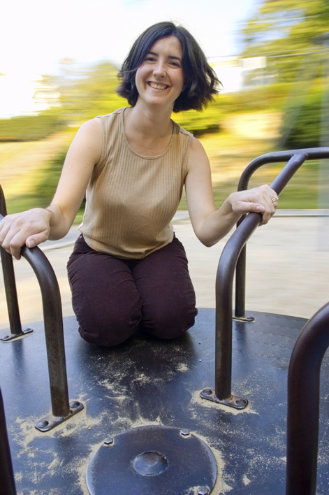 Lady on Merry-go-round